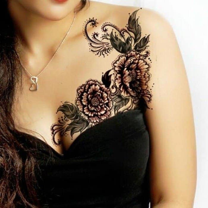 Chest Tattoos For Women That Draw Approving Eyes Ritely