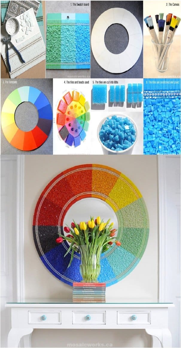 24 Beautiful DIY's To Decorate A Wall Mirror