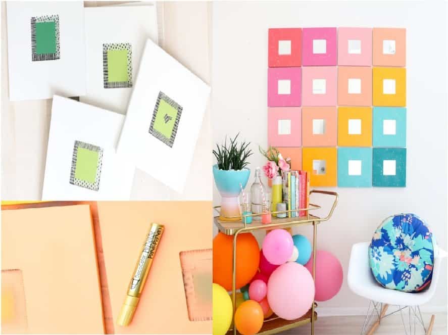 24 Beautiful DIY's To Decorate A Wall Mirror