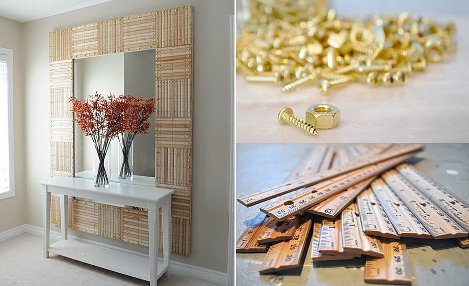 24 Beautiful DIY's To Decorate A Wall Mirror