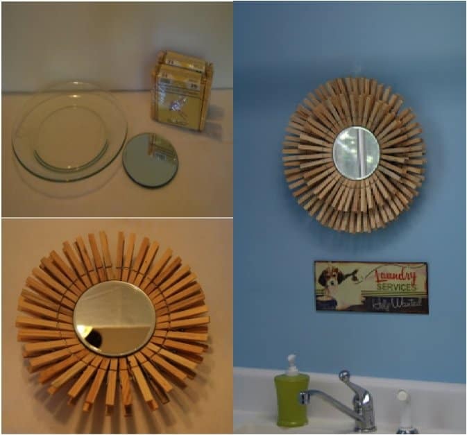 24 Beautiful DIY's To Decorate A Wall Mirror