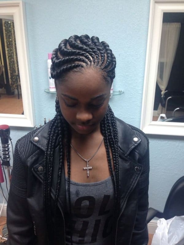 30 Gorgeous Ghana Braids For An All-Black Style
