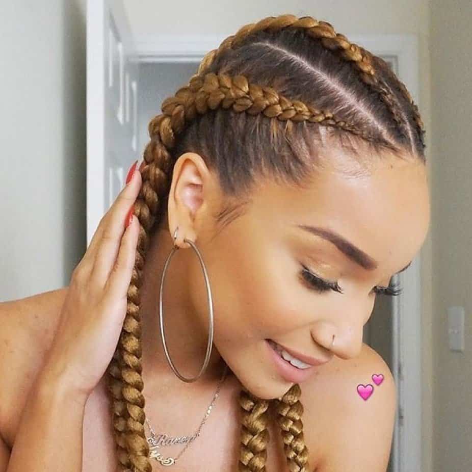 30 Gorgeous Ghana Braids For An All-Black Style