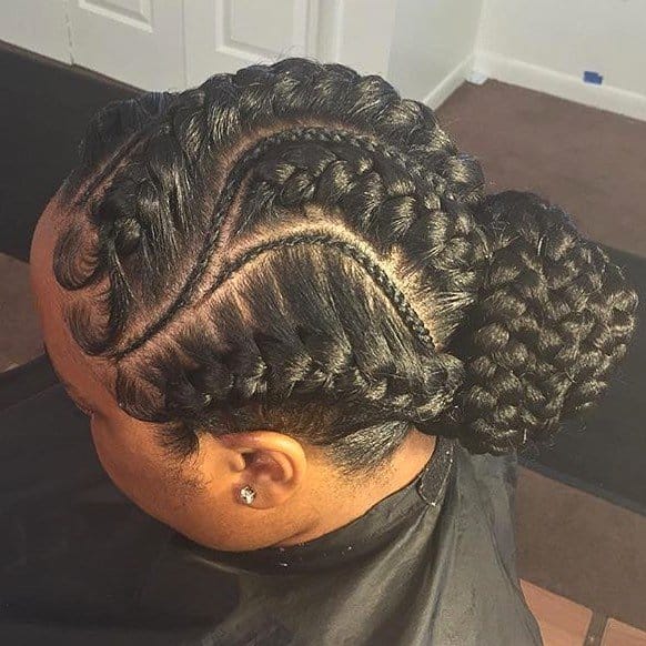 30 Gorgeous Ghana Braids For An All-Black Style