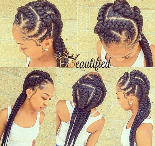 30 Gorgeous Ghana Braids For An All-Black Style