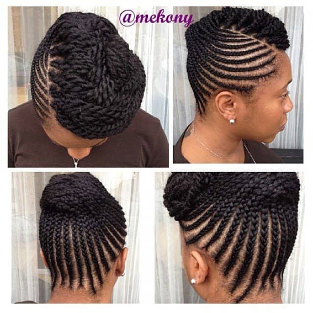 30 Gorgeous Ghana Braids For An All-Black Style
