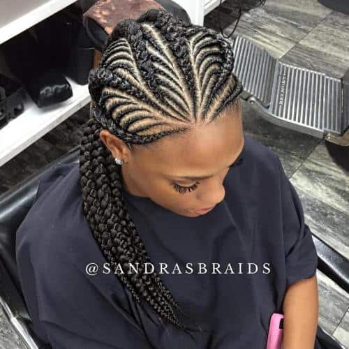 30 Gorgeous Ghana Braids For An All-Black Style