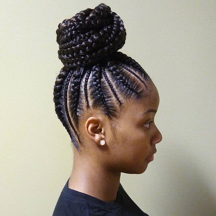 30 Gorgeous Ghana Braids For An All-Black Style