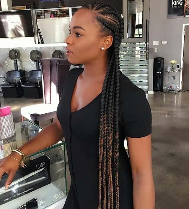 30 Gorgeous Ghana Braids For An All-Black Style