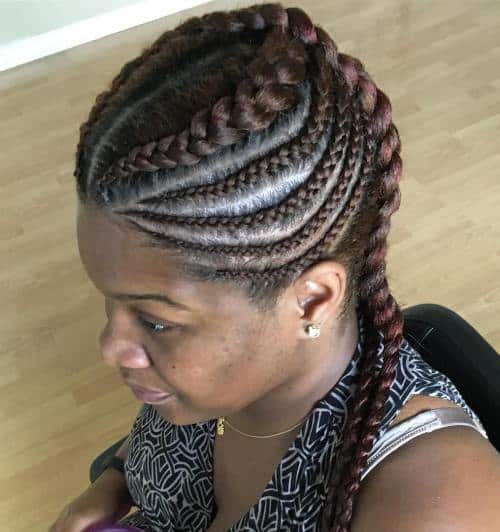 30 Gorgeous Ghana Braids For An All-Black Style