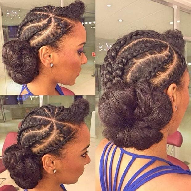 30 Gorgeous Ghana Braids For An All-Black Style