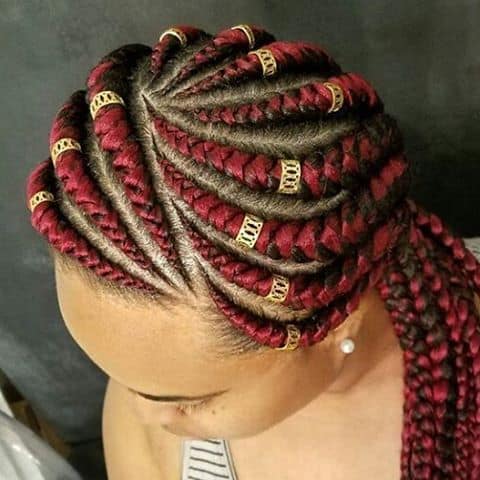 30 Gorgeous Ghana Braids For An All-Black Style