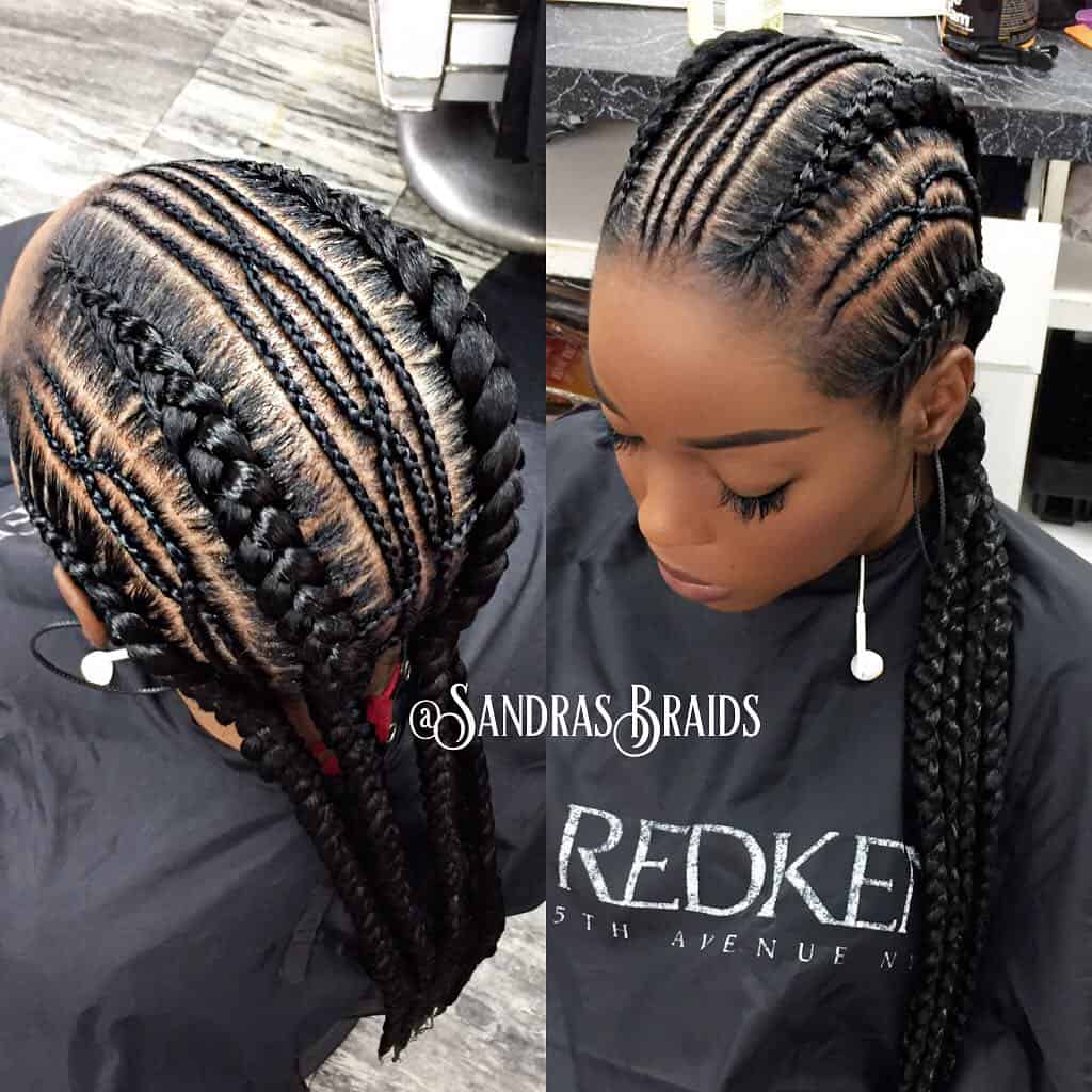 30 Gorgeous Ghana Braids For An All-Black Style