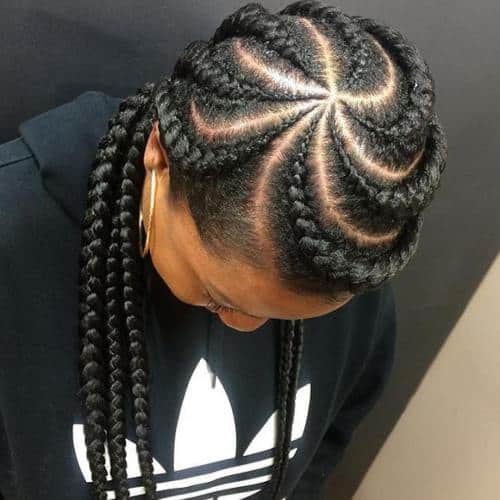30 Gorgeous Ghana Braids For An All-Black Style