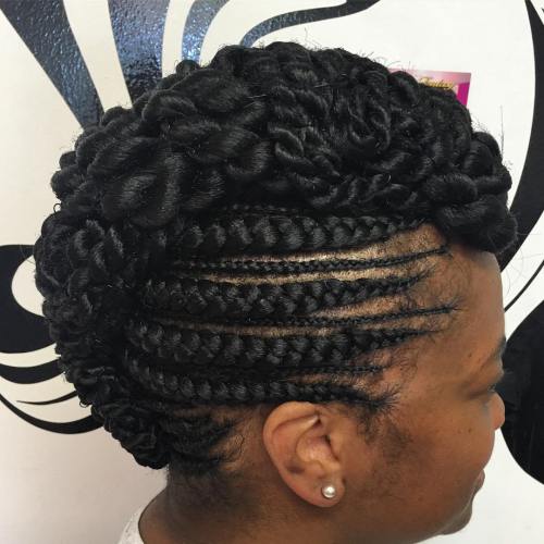 30 Gorgeous Ghana Braids For An All-Black Style