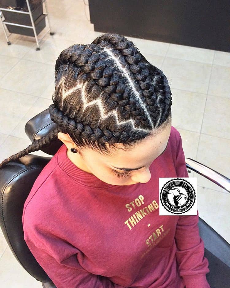 30 Gorgeous Ghana Braids For An All-Black Style