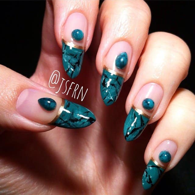 28 Marble Nail Designs For An Elegant And Strong Look