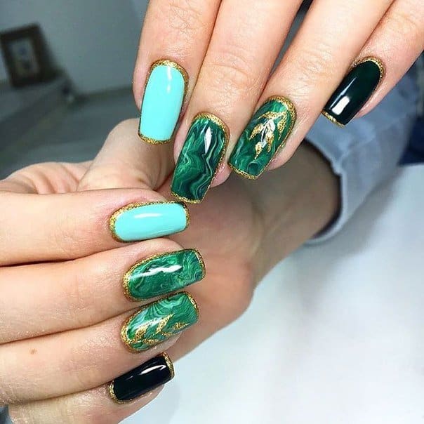 28 Marble Nail Designs For An Elegant And Strong Look