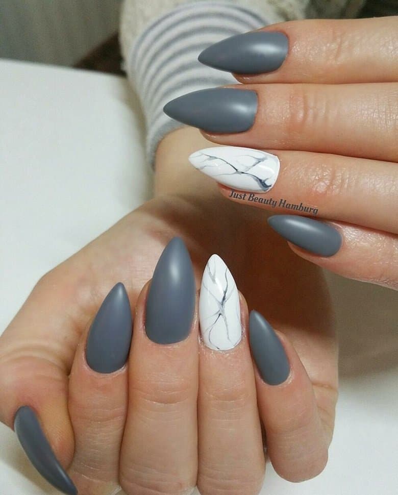 28 Marble Nail Designs For An Elegant And Strong Look