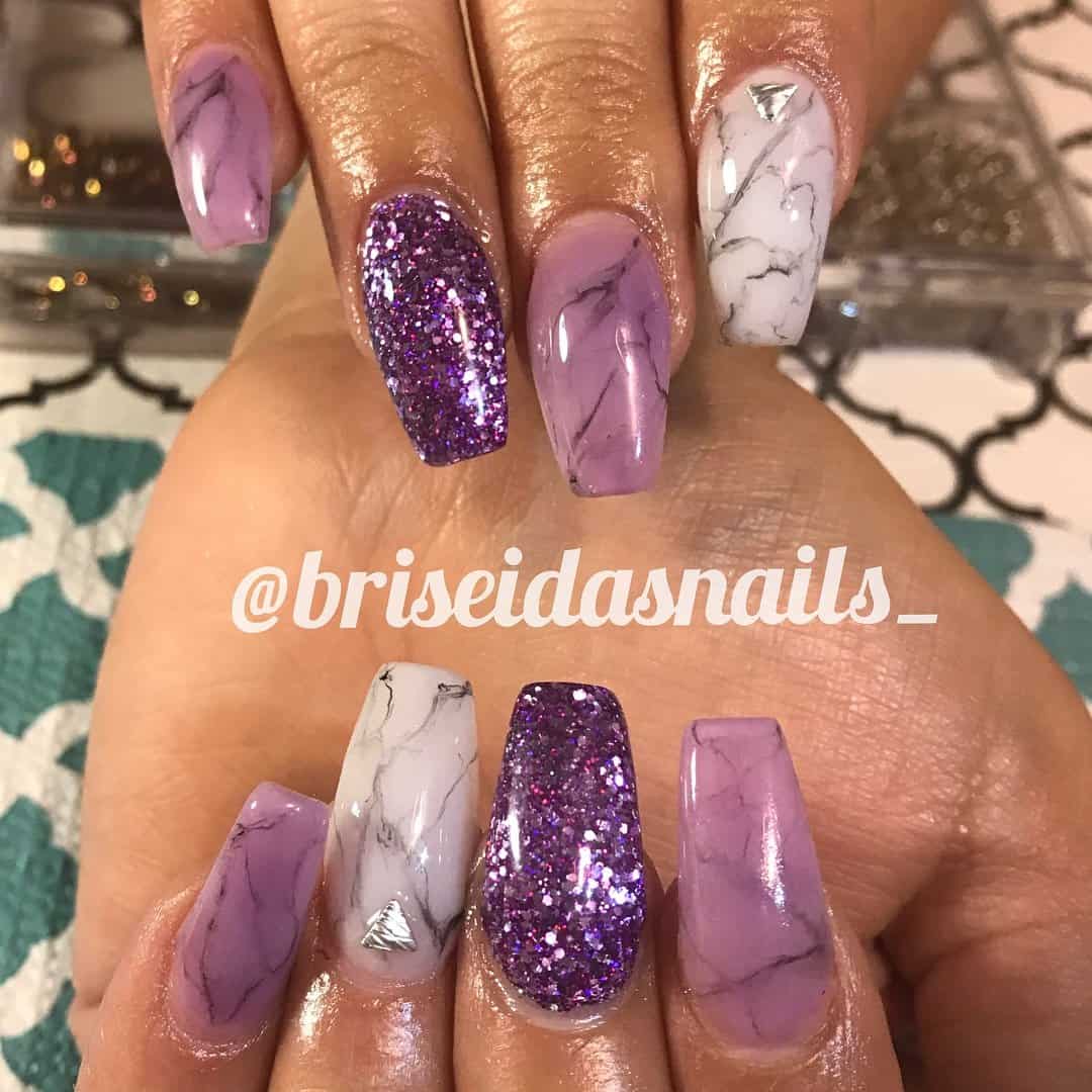 28 Marble Nail Designs For An Elegant And Strong Look