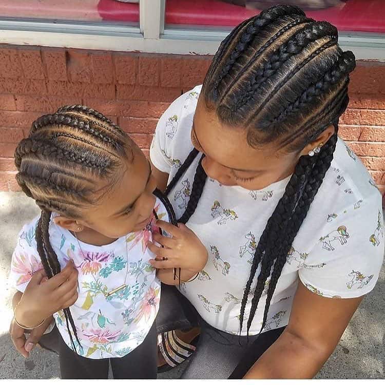 24 Precious Mother-Daughter Matching Hairstyles
