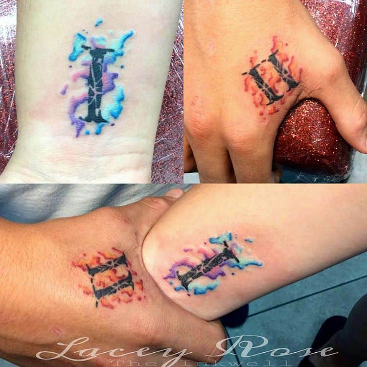 Small Matching Bestfriends Tattoo Ideas for 6 Sisters Siblings ...