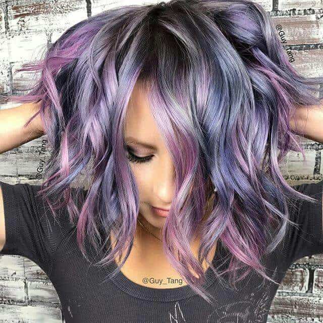 30 Purple Balayage Hairstyles For Soft, Yet Energetic Look