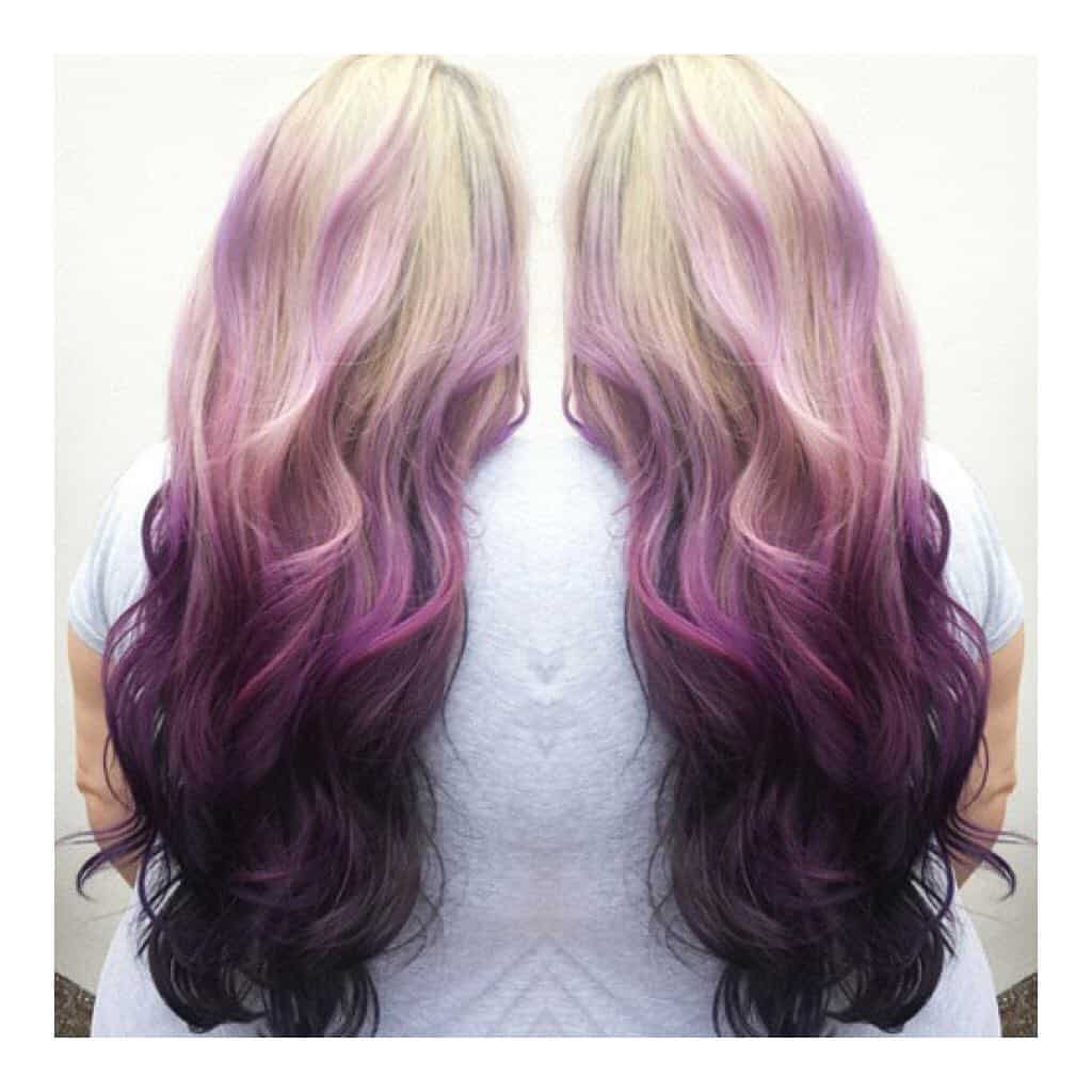 30 Purple Balayage Hairstyles For Soft, Yet Energetic Look