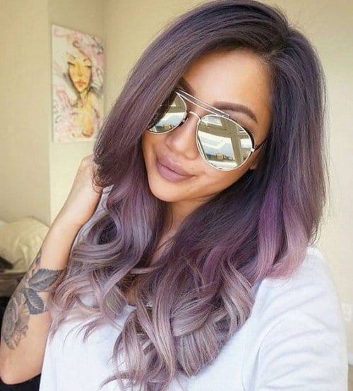 30 Purple Balayage Hairstyles For Soft, Yet Energetic Look