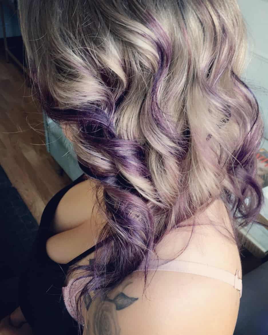 30 Purple Balayage Hairstyles For Soft, Yet Energetic Look