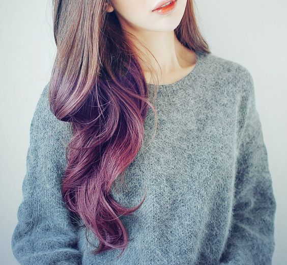 30 Purple Balayage Hairstyles For Soft, Yet Energetic Look