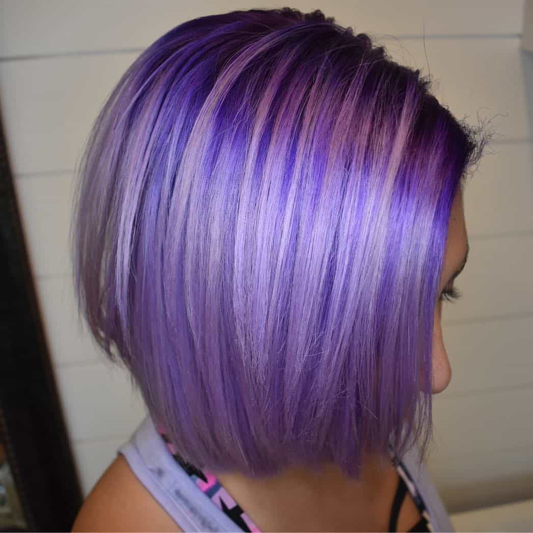 30 Purple Balayage Hairstyles For Soft, Yet Energetic Look