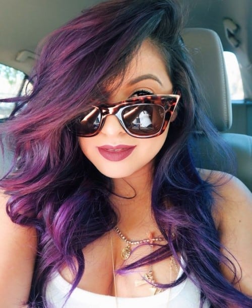 30 Purple Balayage Hairstyles For Soft, Yet Energetic Look