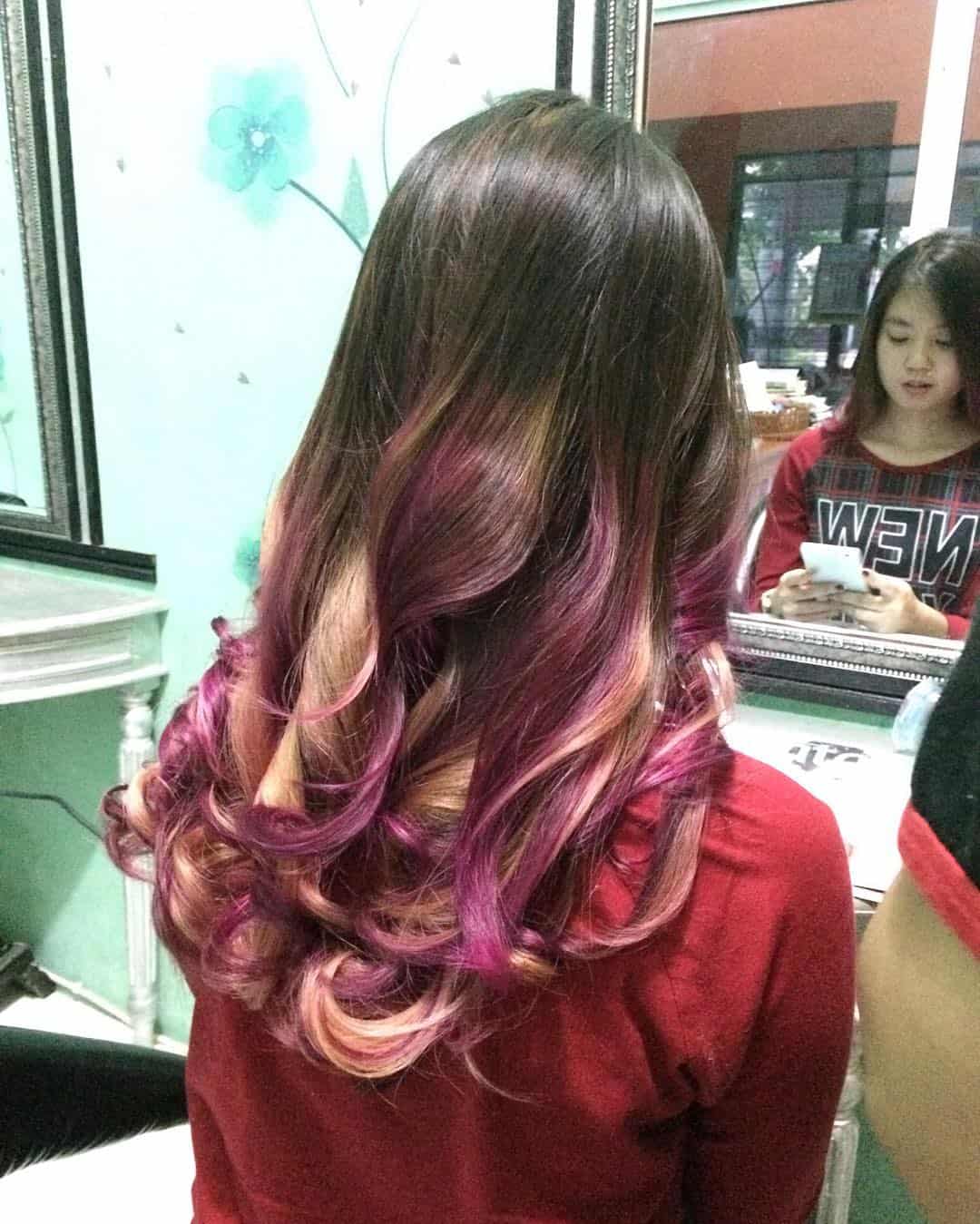 30 Purple Balayage Hairstyles For Soft, Yet Energetic Look