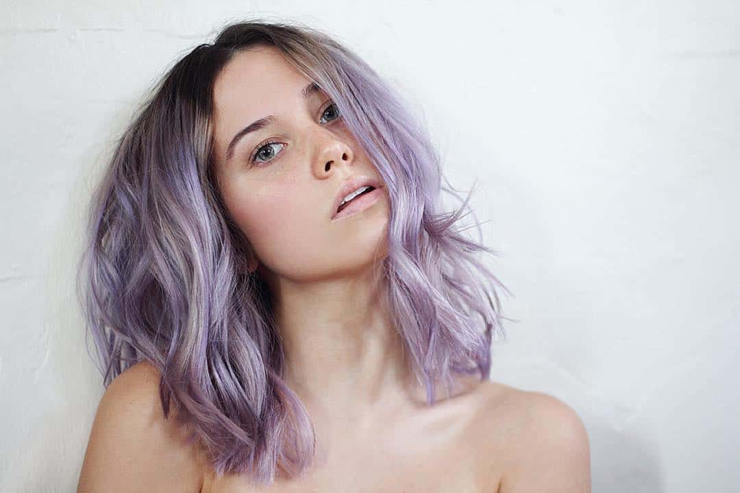 30 Purple Balayage Hairstyles For Soft, Yet Energetic Look