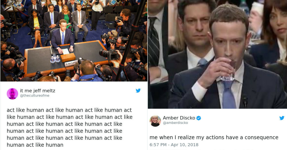 40 Times Mark Zuckerberg's Face During Congress Testimony was Meme-Worthy