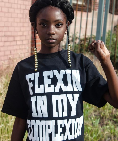 Flexin' In My Complexion: 11-Year Old Girl Bullied Over Her Dark Skin Now Owns Celebrity-Worn Clothing Line