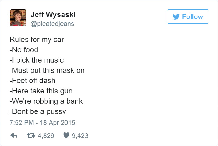 45 Hilarious Tweets To Prove That Jeff Wysaski Is The Funniest Internet Troll