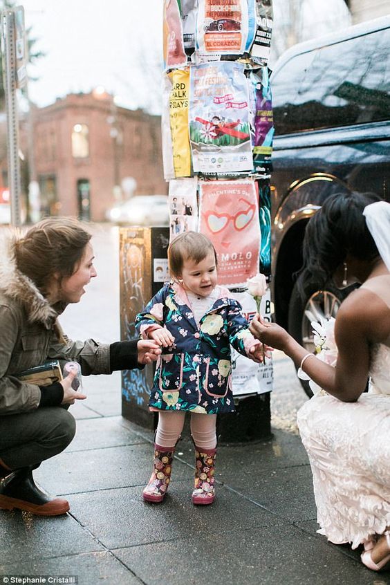 Girl Mistakes bride for princess in her book, and the moment will melt your heart